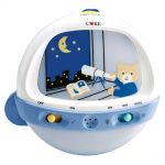 Музыкальный ночник для детской кроватки "Мишка-астроном"  "Care"