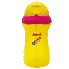 Спортивный стаканчик с соломинкой "Сказка" (РР) BPA-free