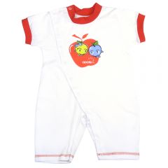 Детский полукомбинезон с коротким рукавом "Apple baby".
